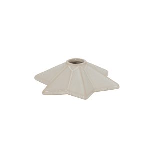 Alora Ceramic Angled Star Candle Holder